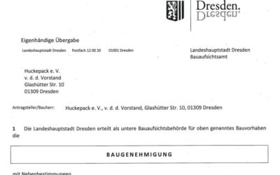 DIE BAUGENEHMIGUNG IST ERTEILT – ES KANN LOSGEHEN!