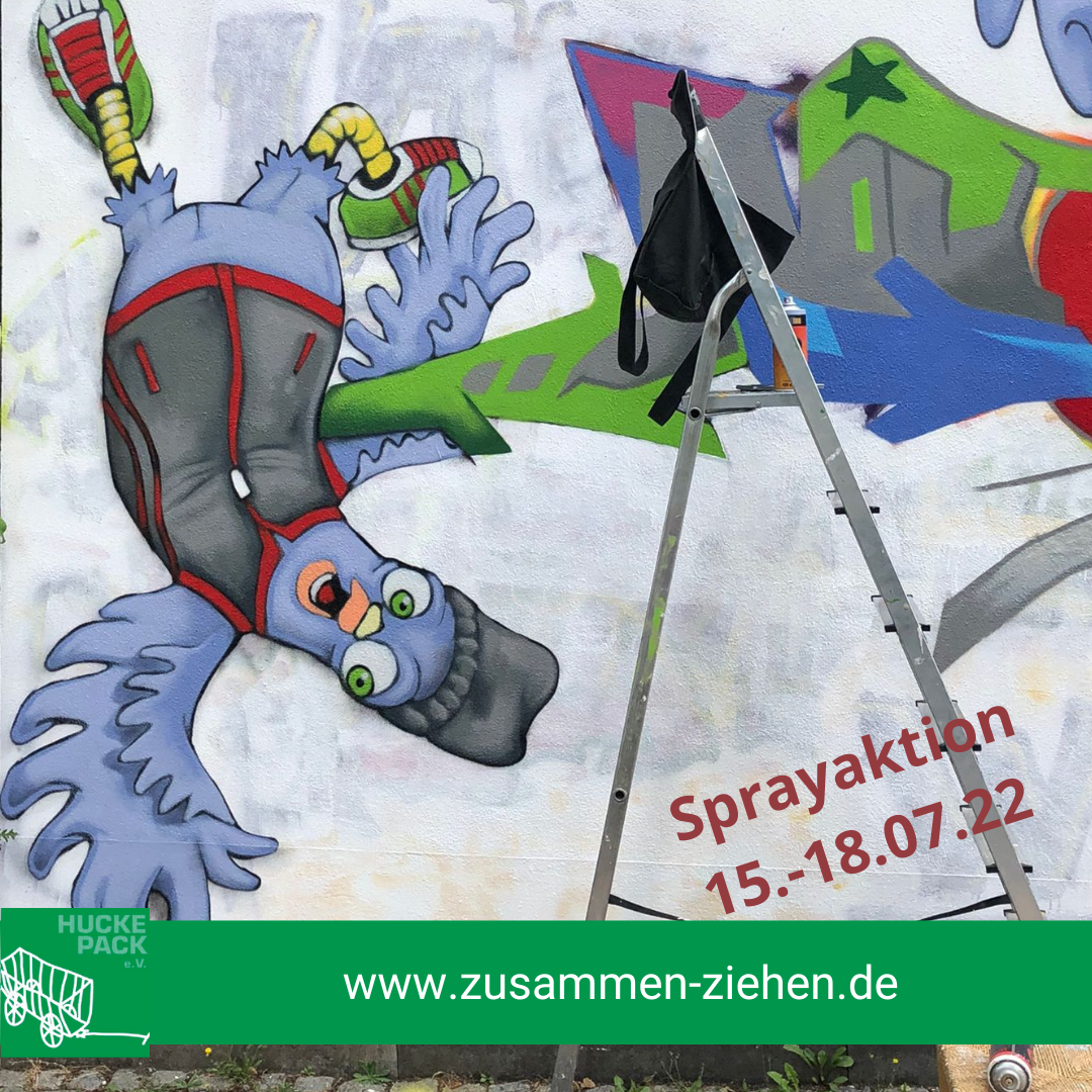 Post 17.07.22 Sprayaktion Stand Sprayaktion