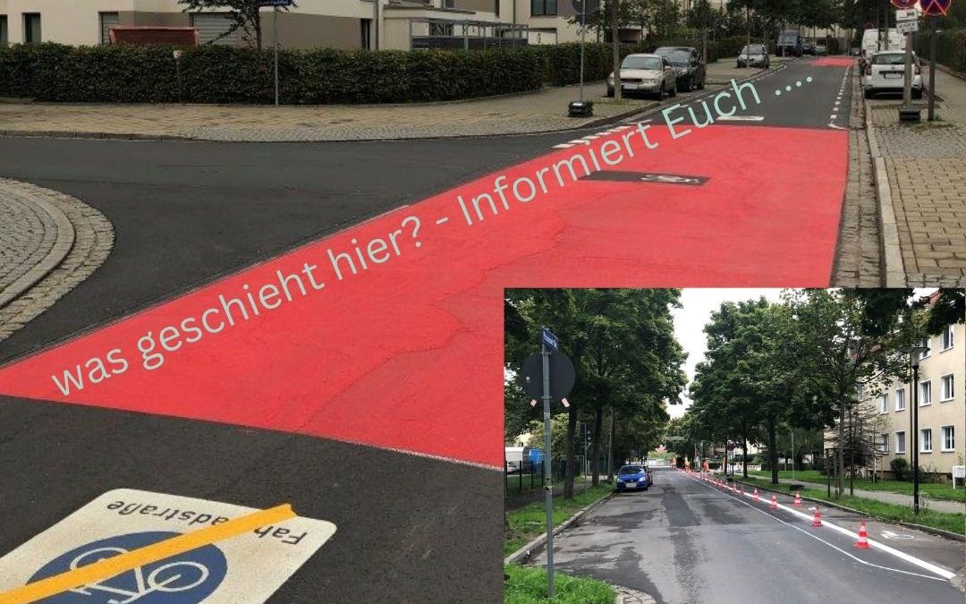 Fahrradstraße entsteht bei uns