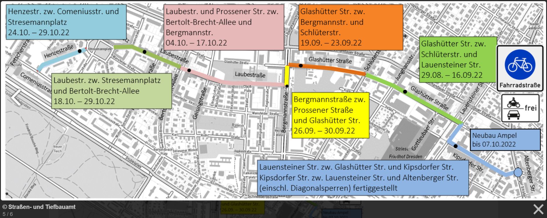 Fahrradstraßen Dresden